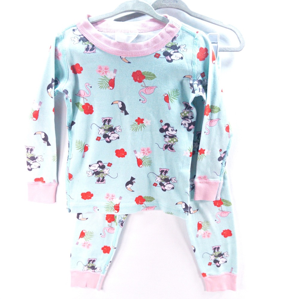 Hanna Andersson Disney Minnie‎ Mouse Tropical Pajama Set Size 90cm - 3T